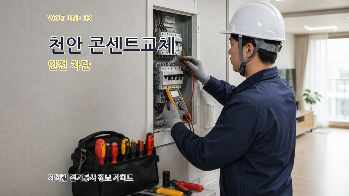 천안 콘센트교체 안전 차단