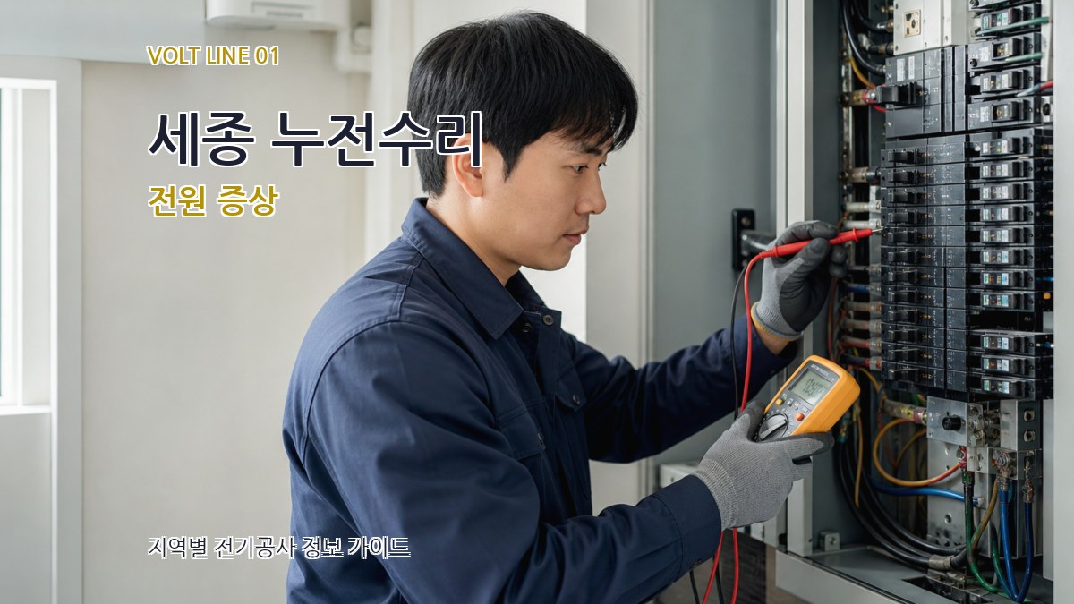 세종 누전수리 전원 증상