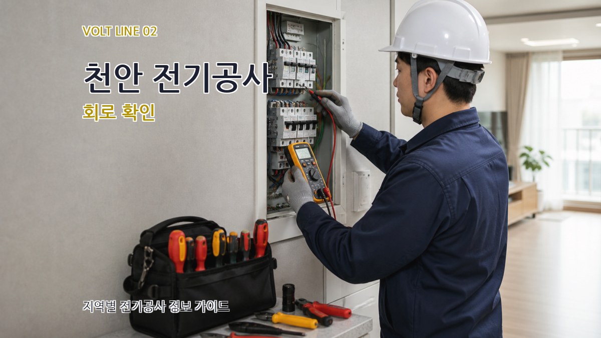 천안 전기공사 회로 확인