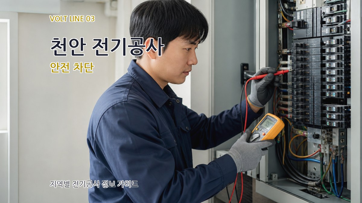 천안 전기공사 안전 차단