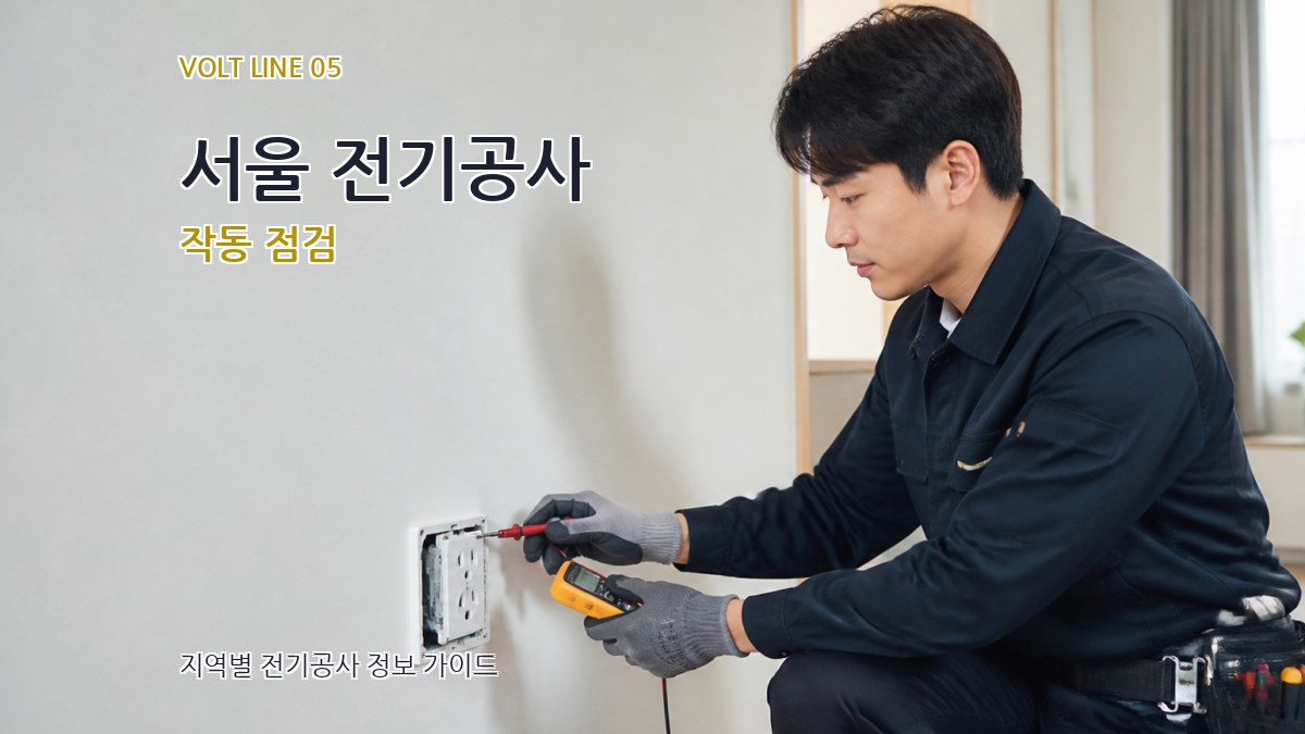 서울 전기공사 작동 점검