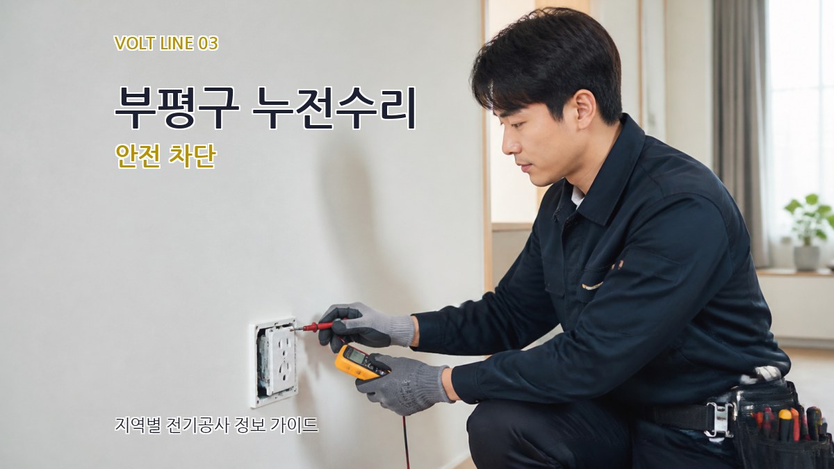 부평구 누전수리 안전 차단