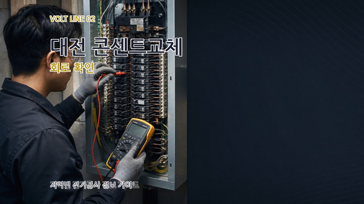 대전 콘센트교체 회로 확인