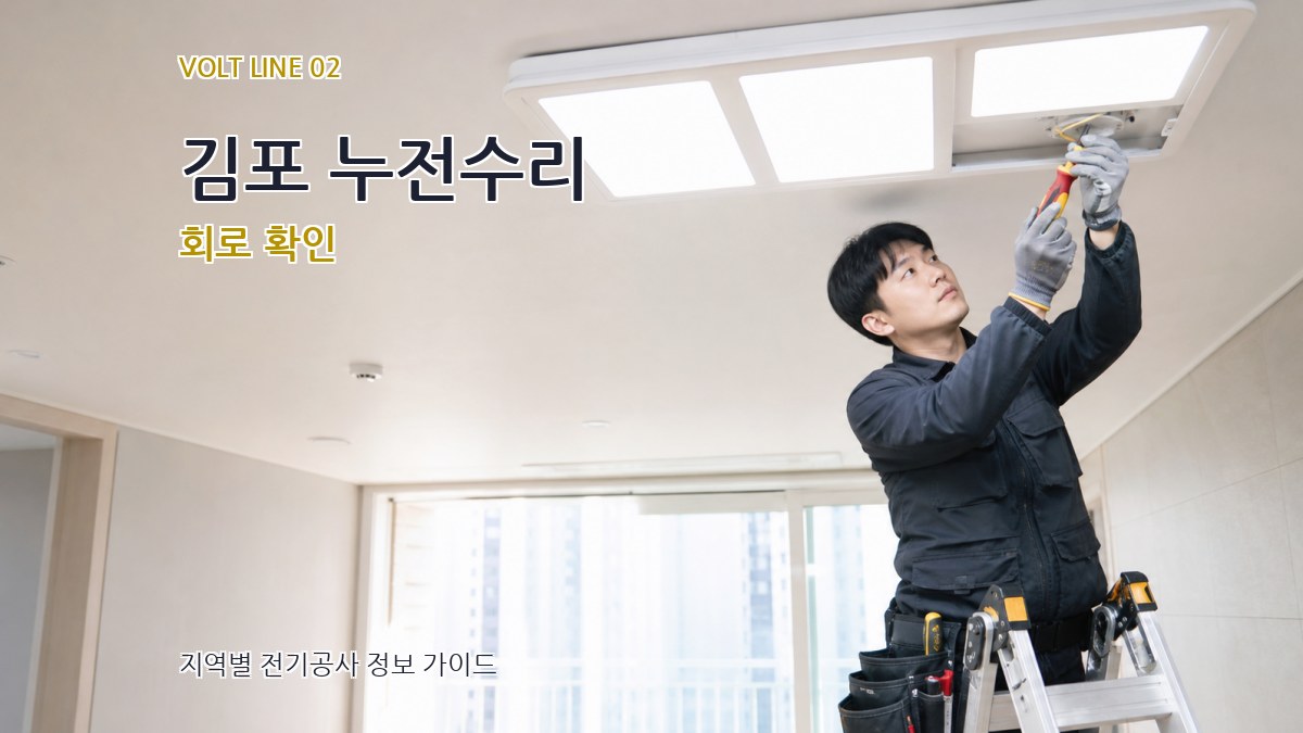 김포 누전수리 회로 확인