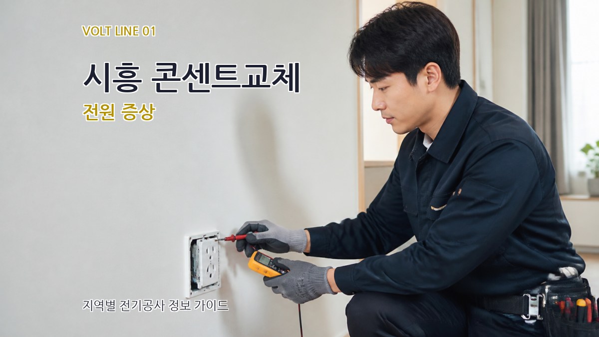 시흥 콘센트교체