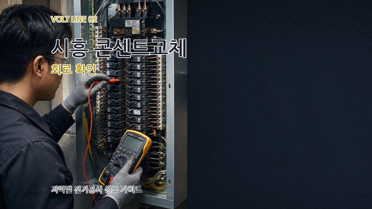 시흥 콘센트교체 회로 확인