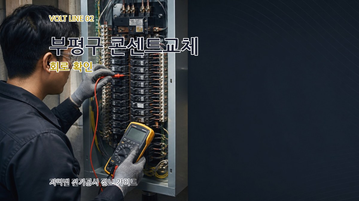 부평구 콘센트교체 회로 확인
