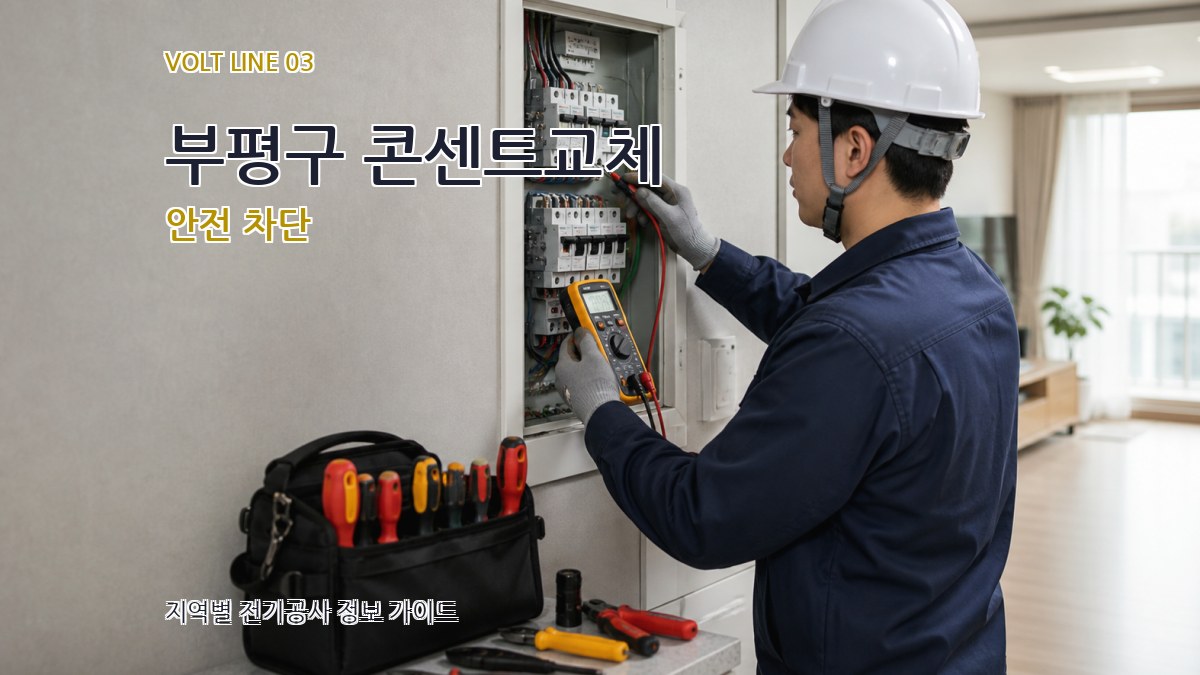 부평구 콘센트교체 안전 차단