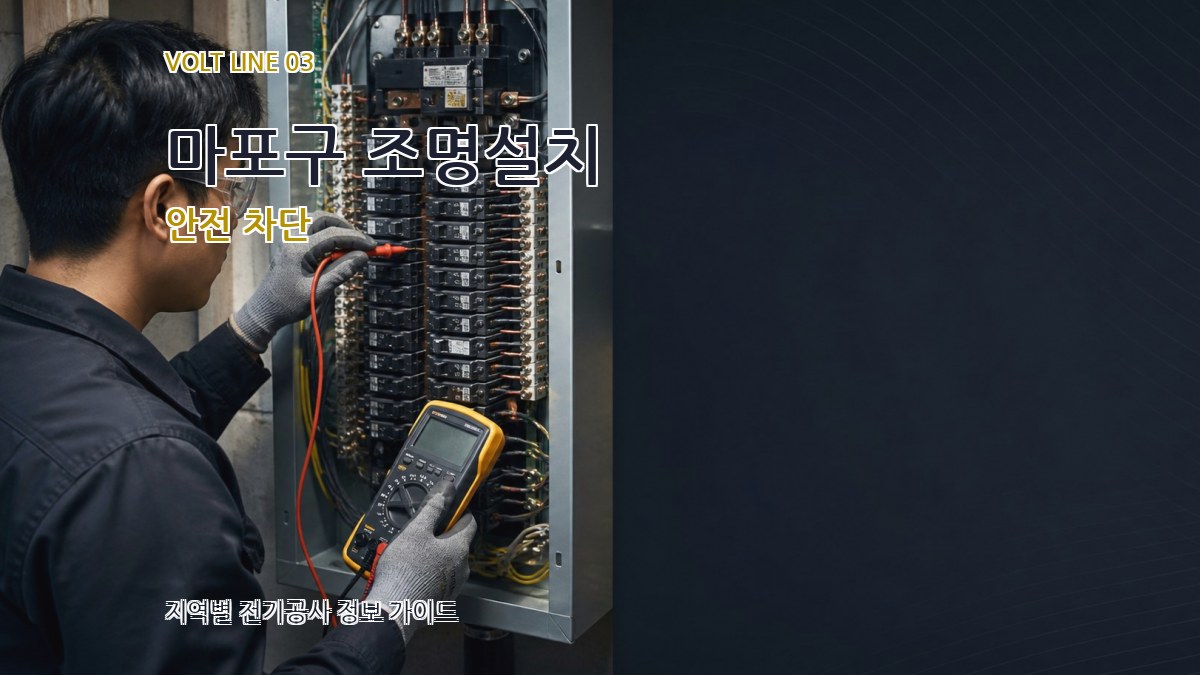 마포구 조명설치 안전 차단