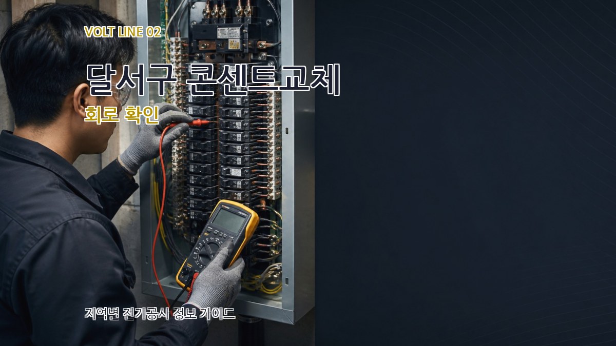 달서구 콘센트교체 회로 확인