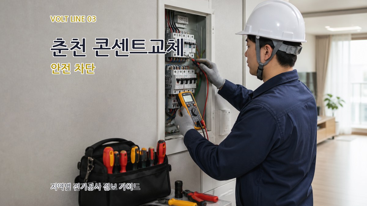 춘천 콘센트교체 안전 차단