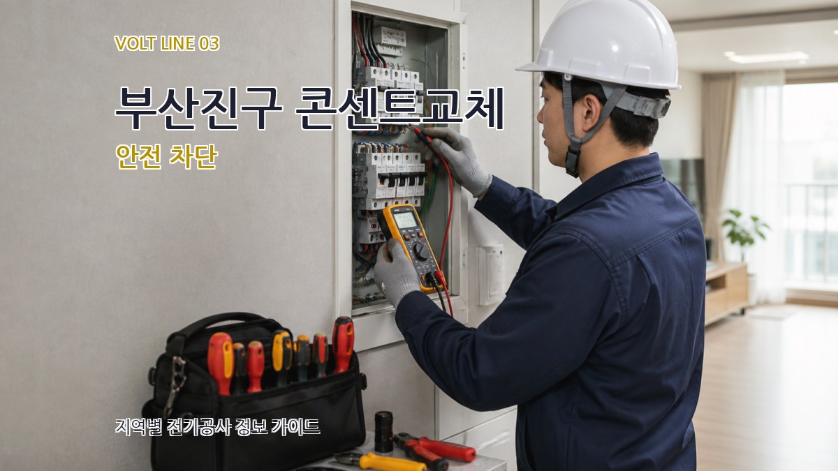 부산진구 콘센트교체 안전 차단