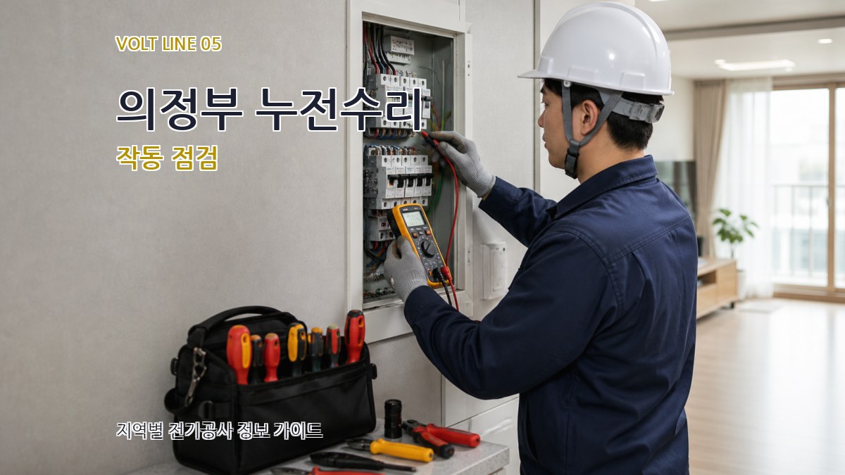 의정부 누전수리 작동 점검