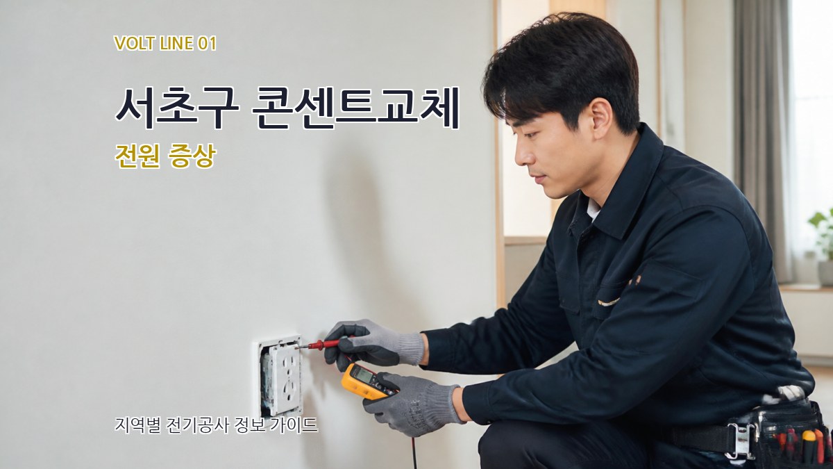 서초구 콘센트교체