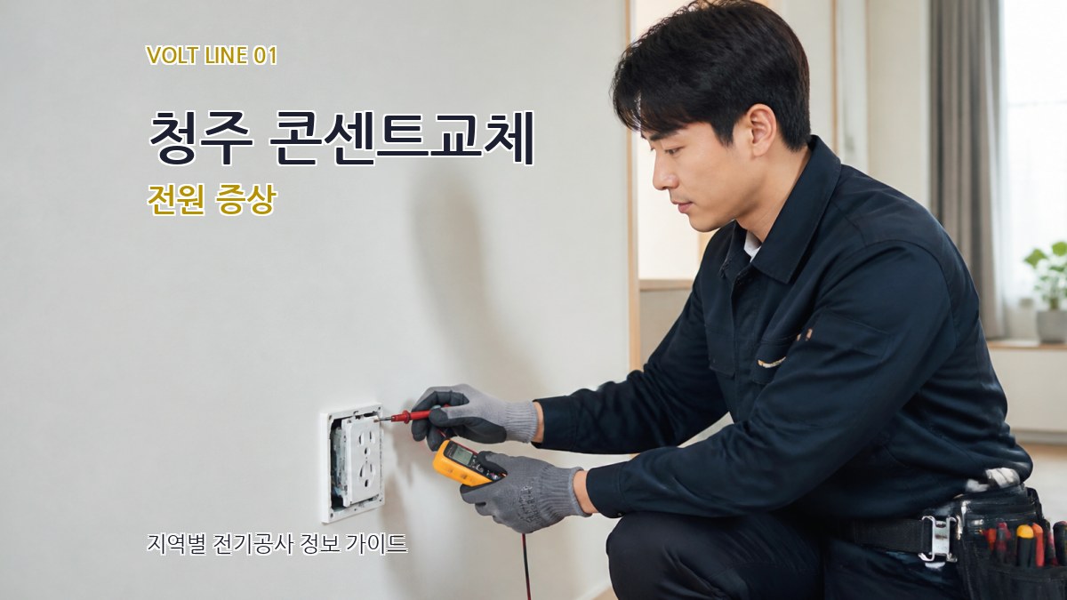 청주 콘센트교체