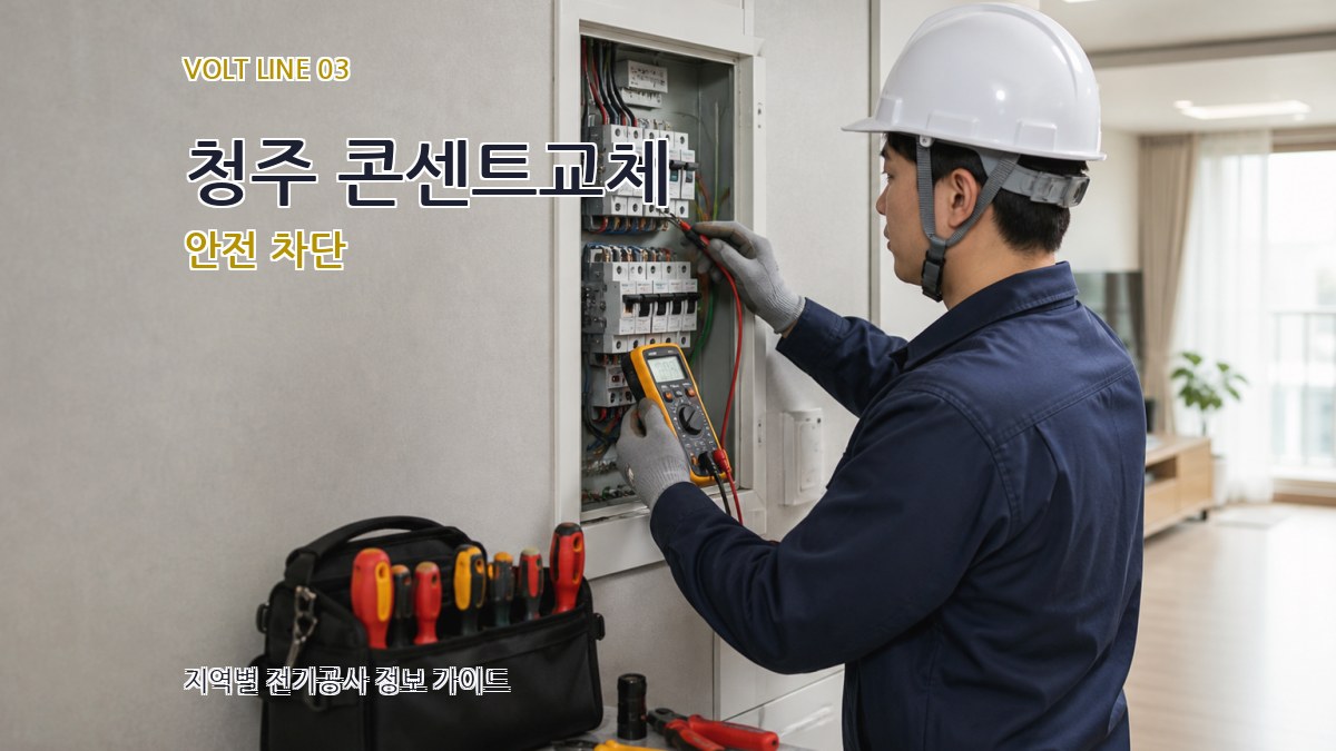 청주 콘센트교체 안전 차단