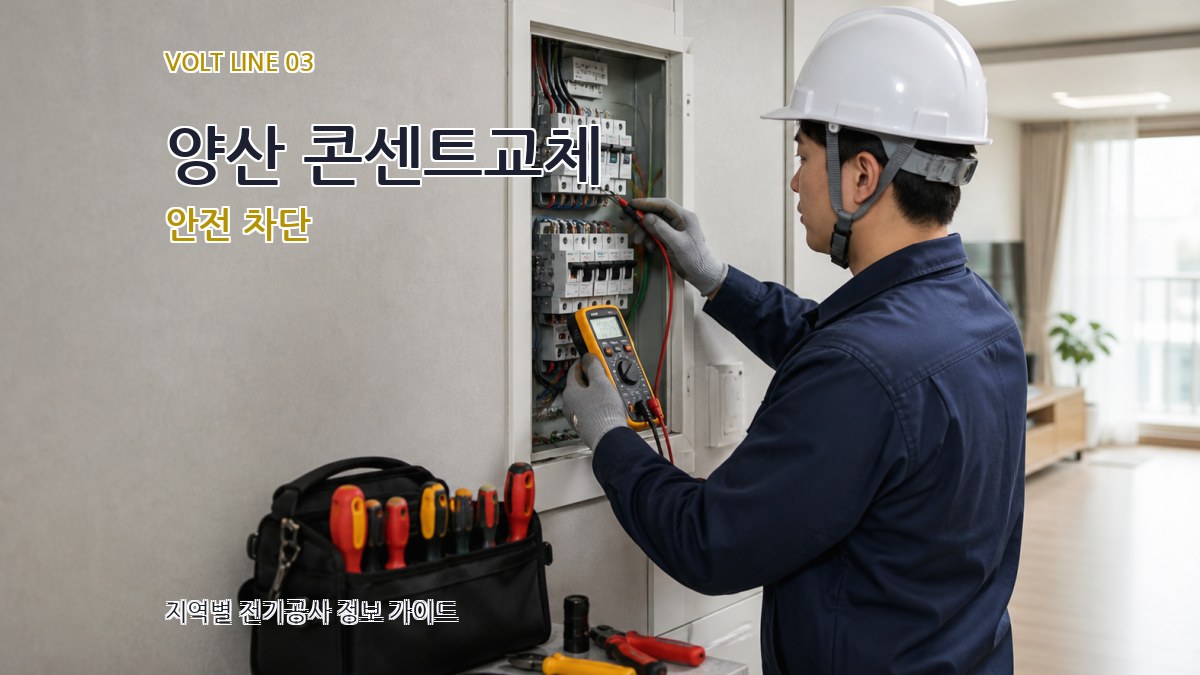 양산 콘센트교체 안전 차단
