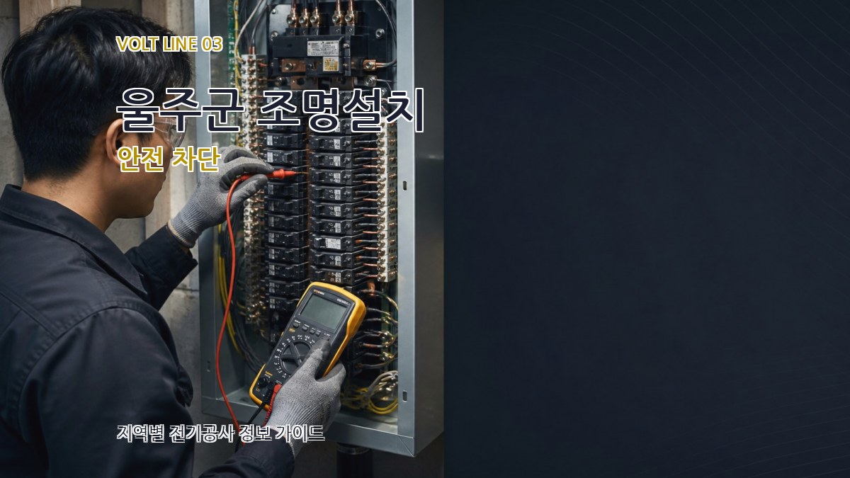 울주군 조명설치 안전 차단