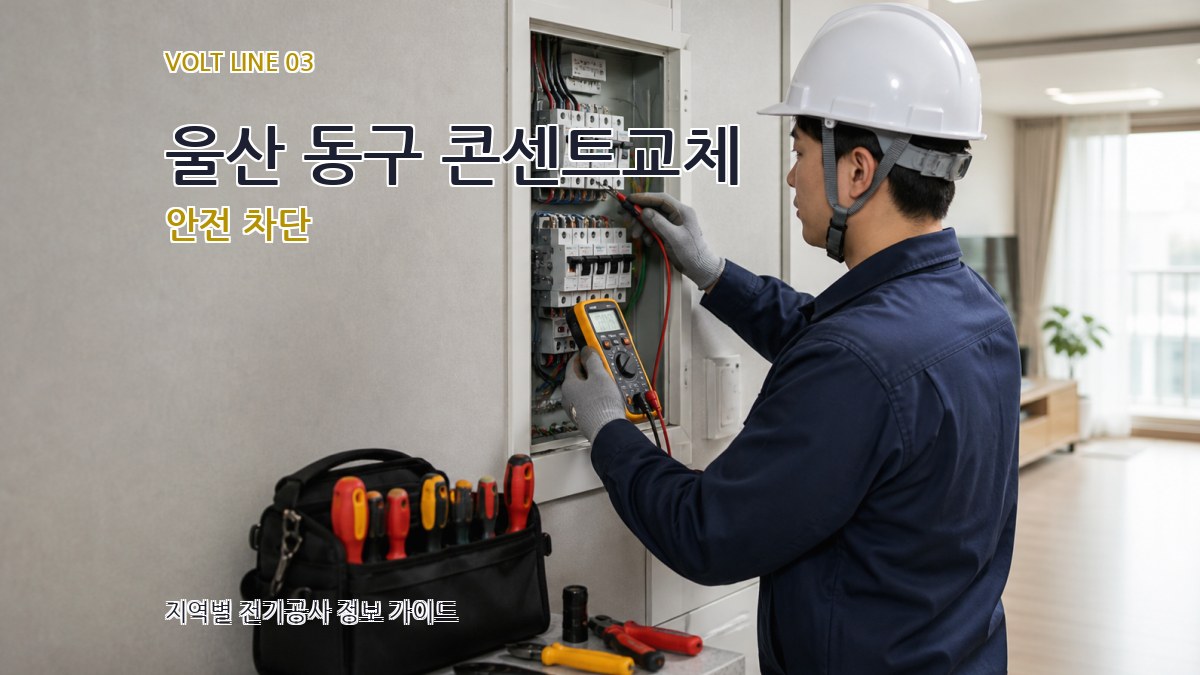 울산 동구 콘센트교체 안전 차단