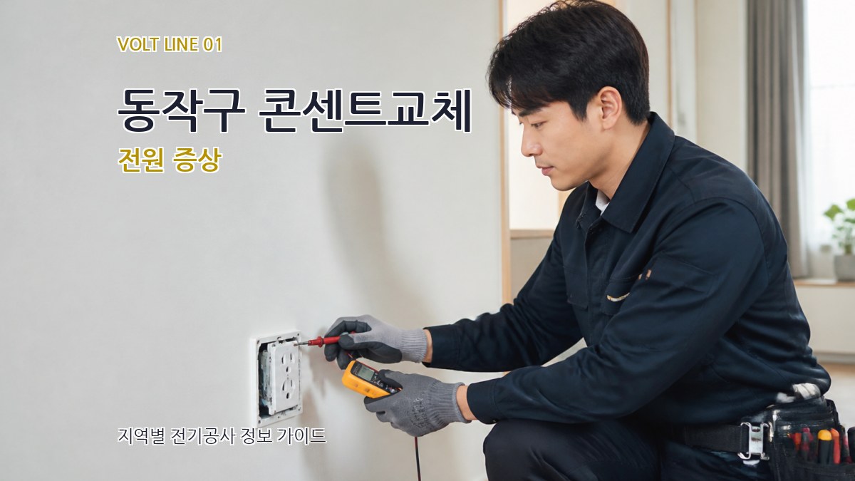 동작구 콘센트교체