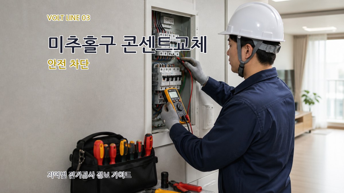미추홀구 콘센트교체 안전 차단
