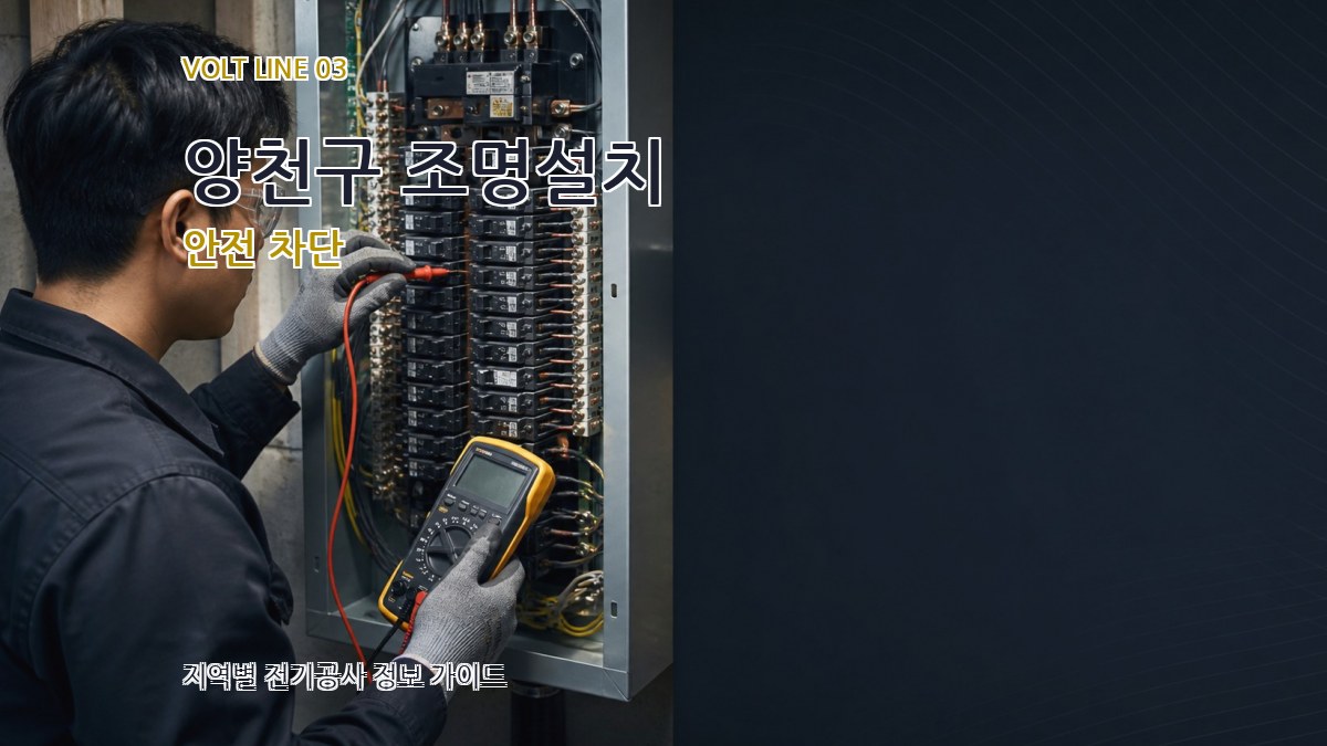 양천구 조명설치 안전 차단