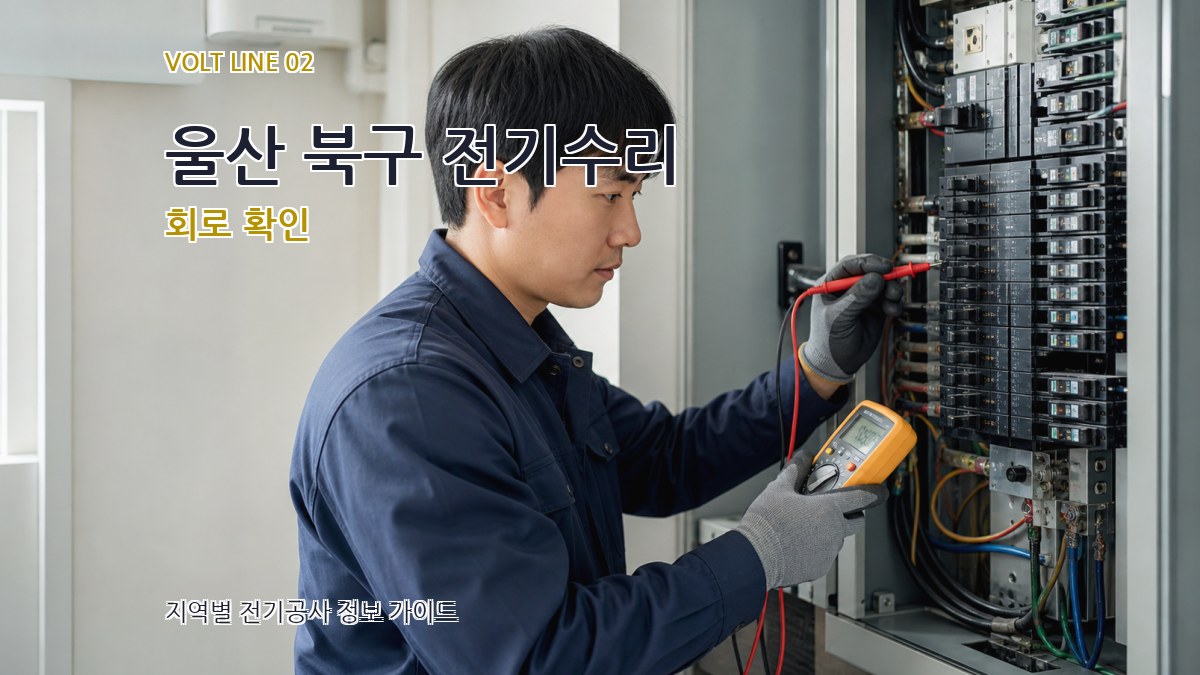 울산 북구 전기수리 회로 확인