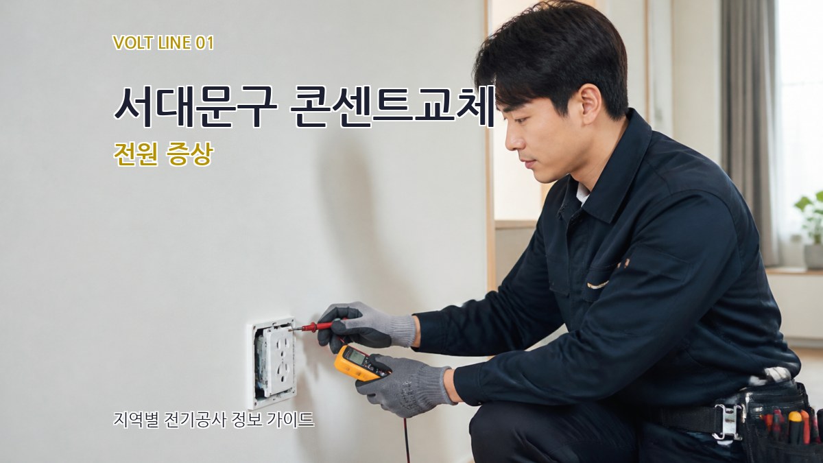 서대문구 콘센트교체