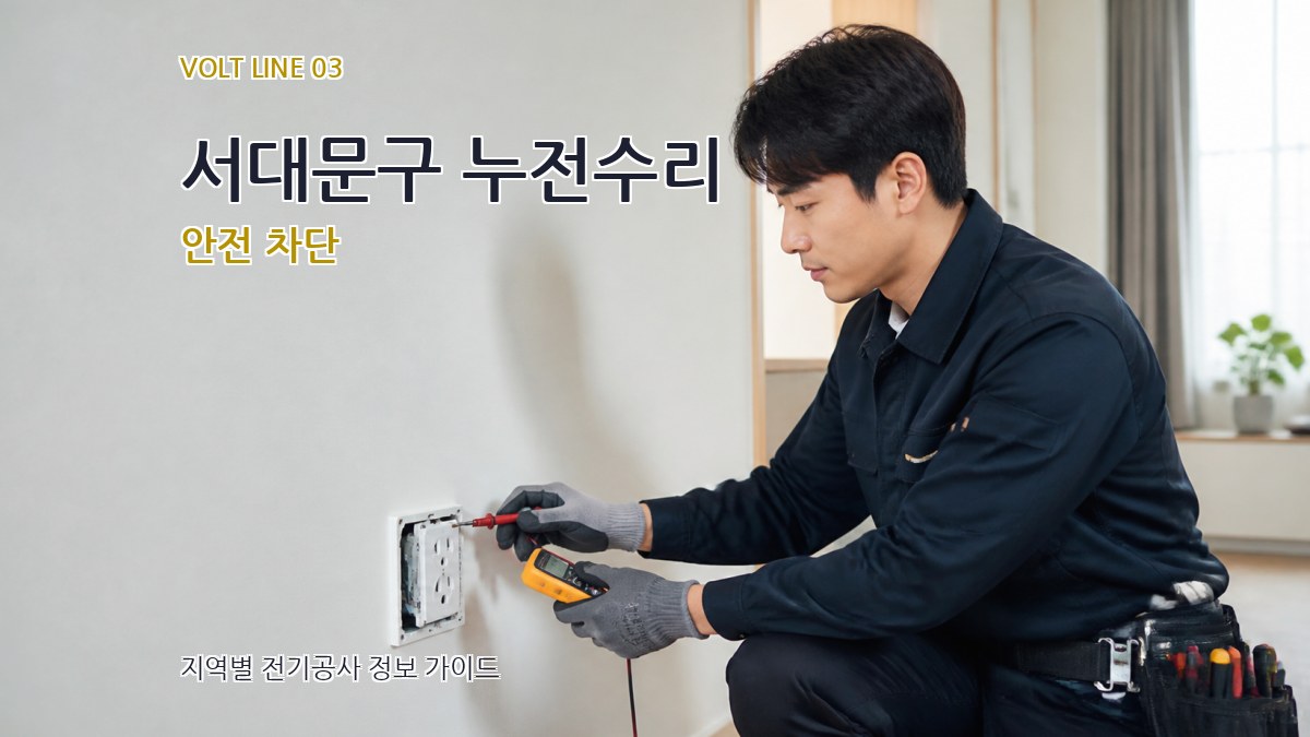 서대문구 누전수리 안전 차단