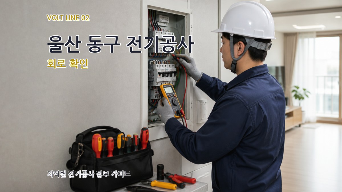 울산 동구 전기공사 회로 확인