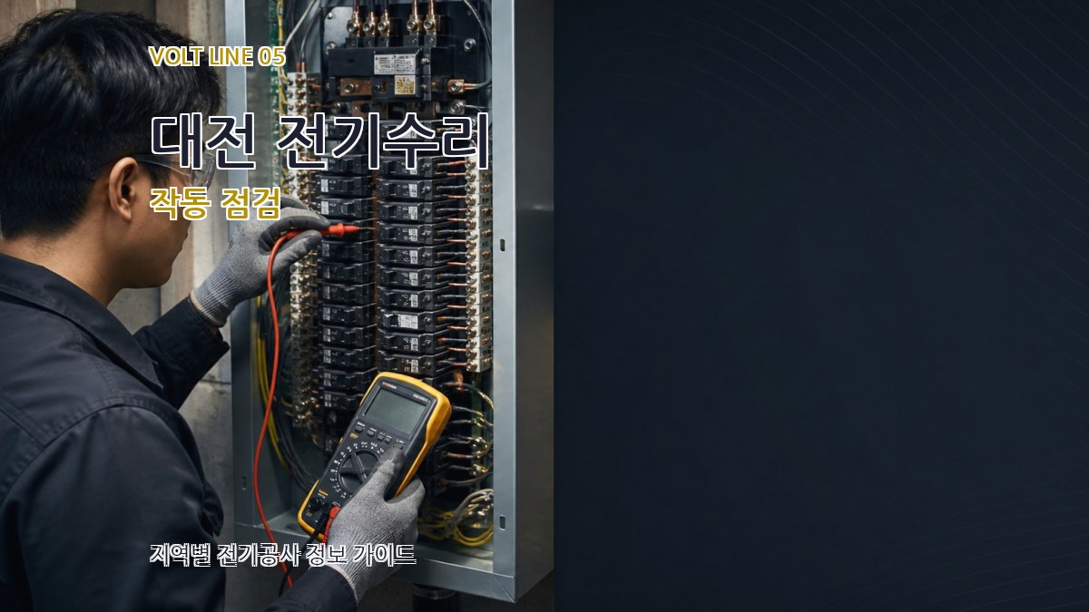 대전 전기수리 작동 점검