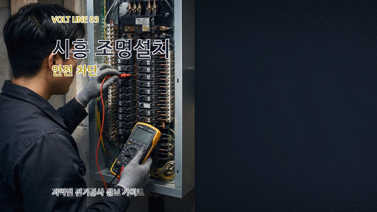 시흥 조명설치 안전 차단