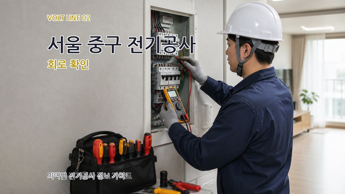 서울 중구 전기공사 회로 확인