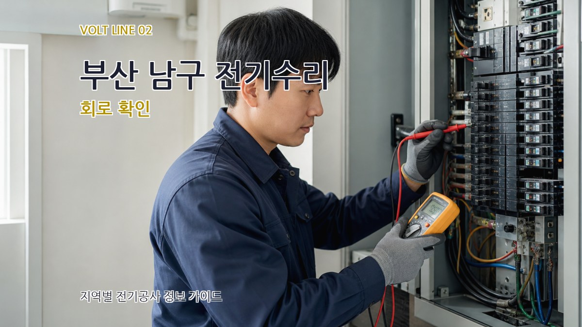 부산 남구 전기수리 회로 확인