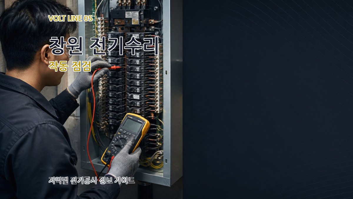 창원 전기수리 작동 점검