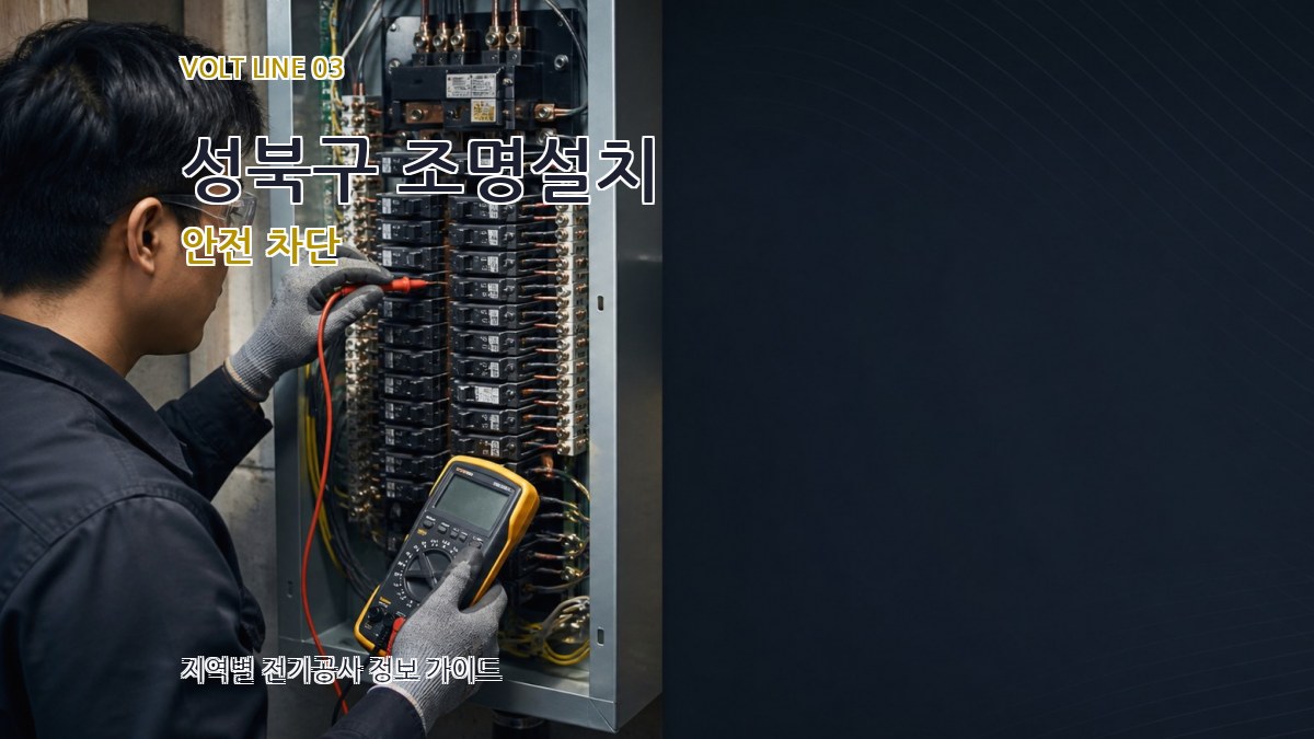 성북구 조명설치 안전 차단