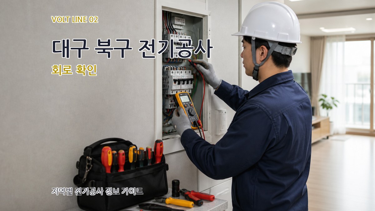 대구 북구 전기공사 회로 확인