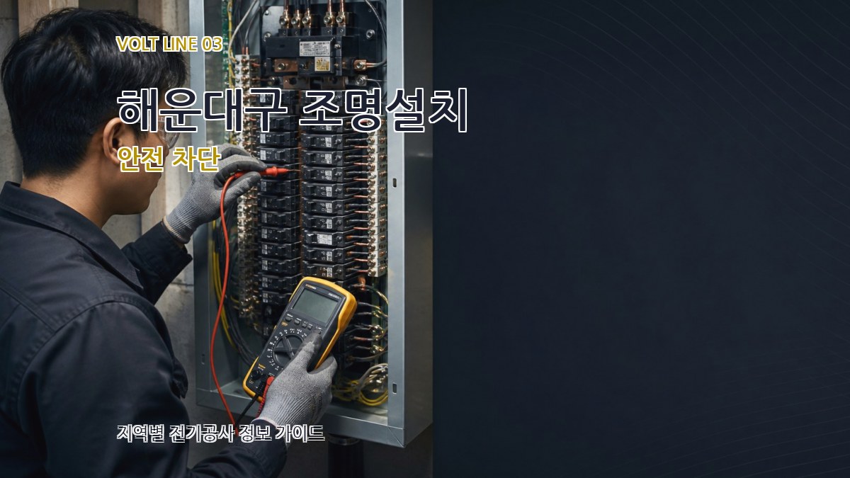 해운대구 조명설치 안전 차단