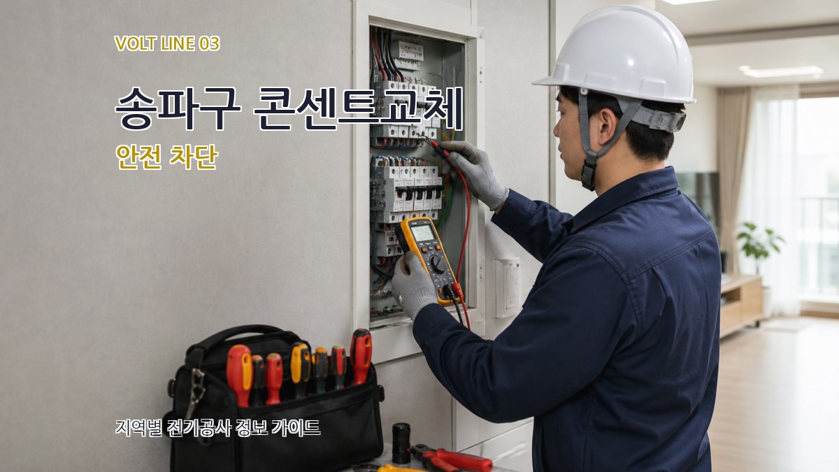 송파구 콘센트교체 안전 차단