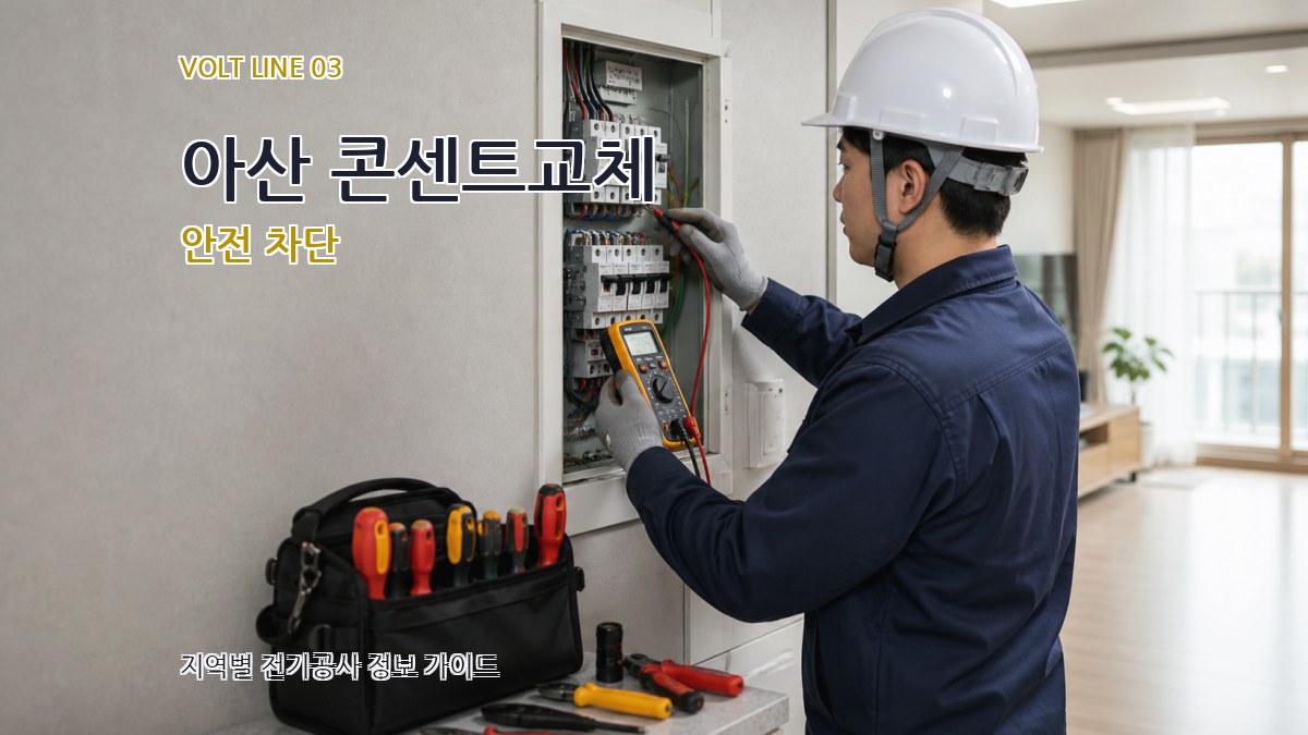 아산 콘센트교체 안전 차단