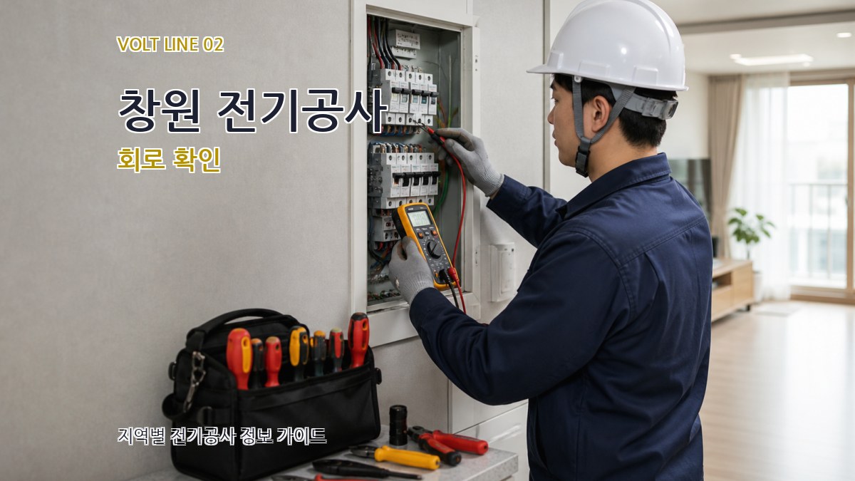 창원 전기공사 회로 확인
