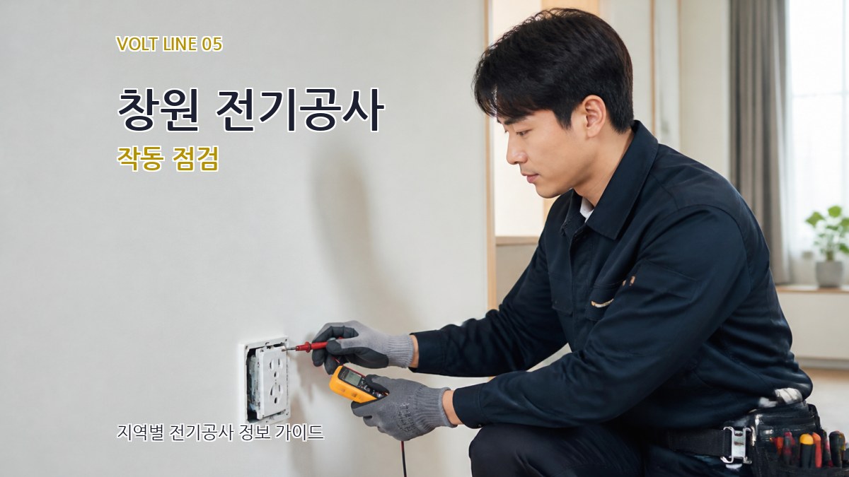 창원 전기공사 작동 점검