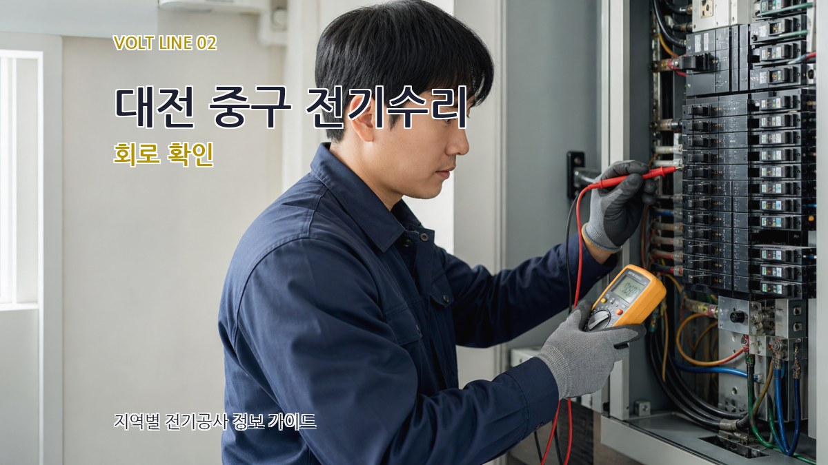 대전 중구 전기수리 회로 확인