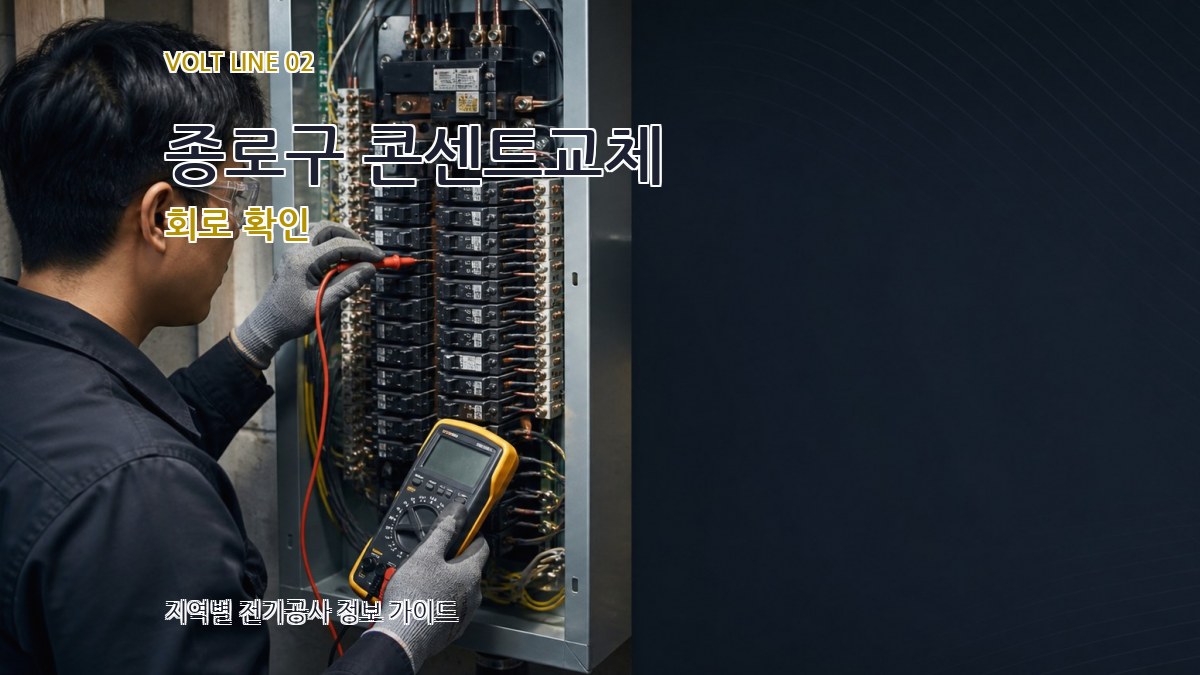 종로구 콘센트교체 회로 확인