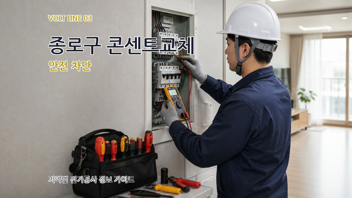 종로구 콘센트교체 안전 차단