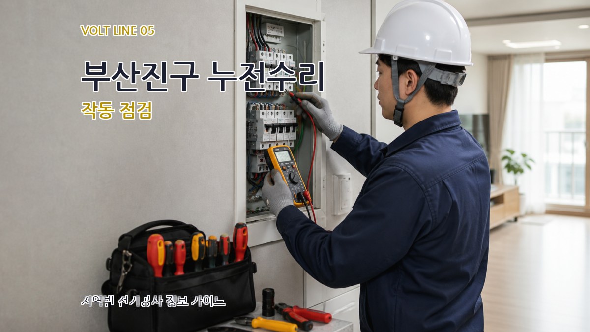 부산진구 누전수리 작동 점검