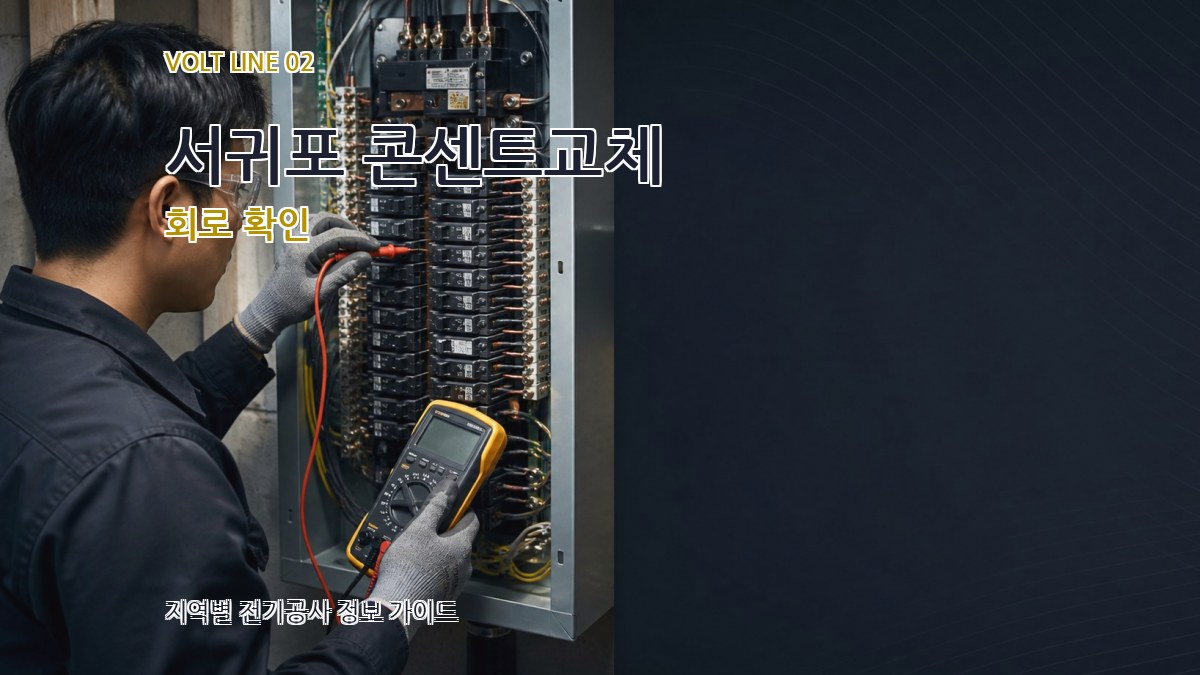 서귀포 콘센트교체 회로 확인