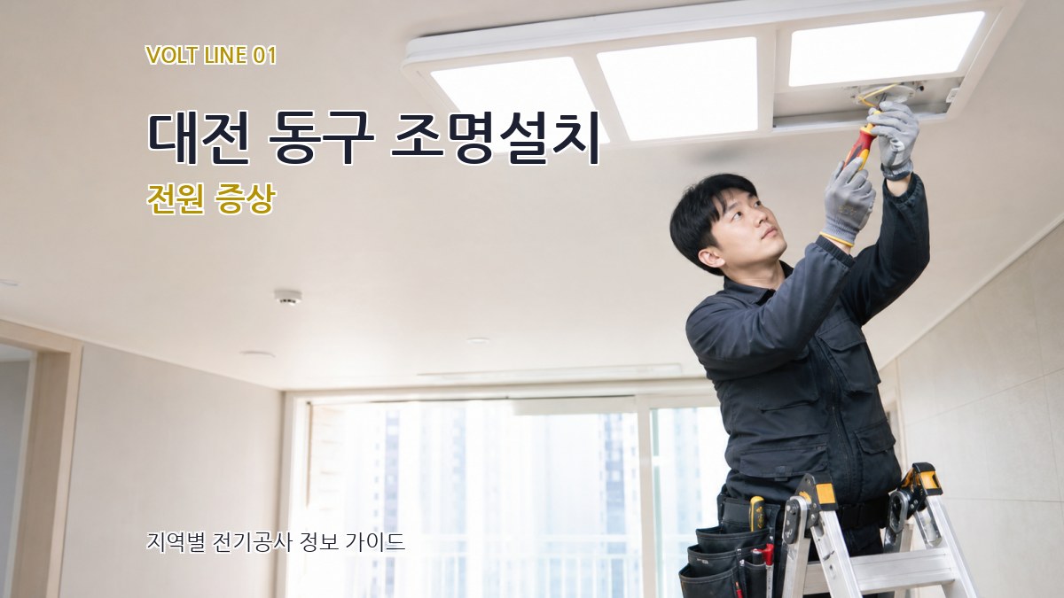 대전 동구 조명설치