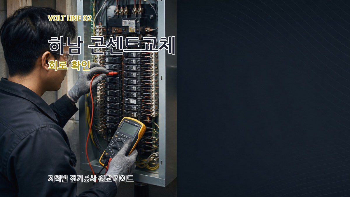 하남 콘센트교체 회로 확인