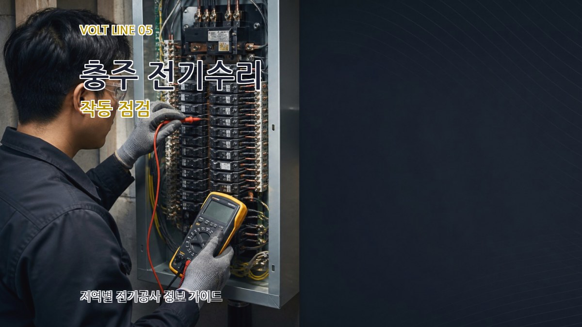 충주 전기수리 작동 점검